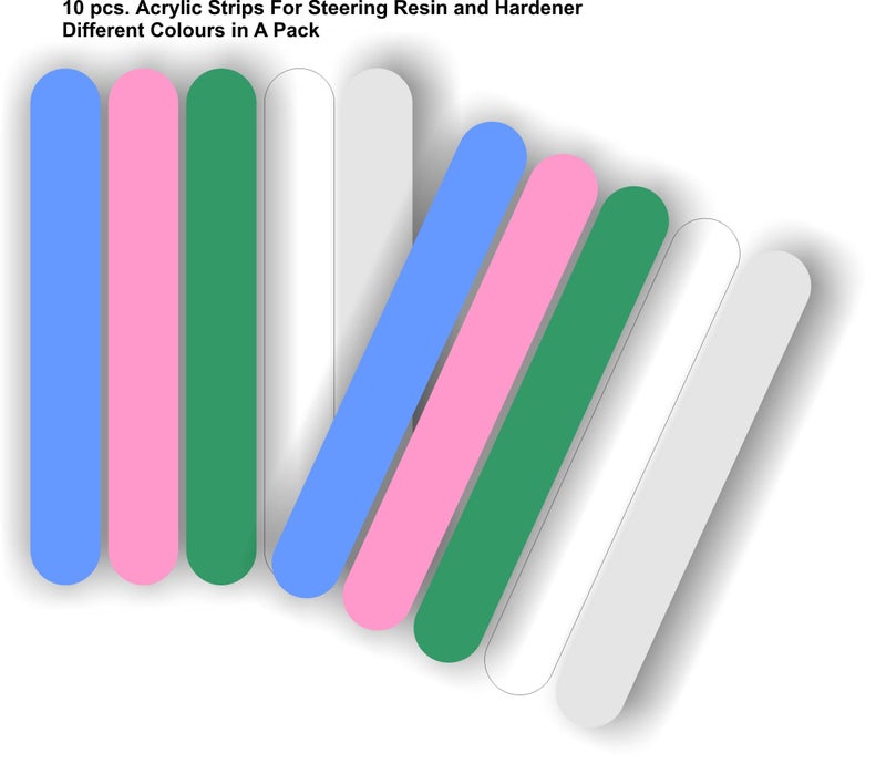 IMPRINT Resin Mixing Strips/Sticks 10 Nos and Dropper 5 Nos with Measuring Marks - Image 3