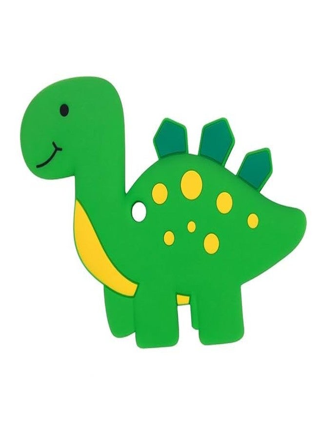 DTR Creation Silicone Baby Teether Combo (Dinosaur + Cactus) | BPA-Free Food-Grade Silicone | Soft, Chewable & Safe Teething Toys for Babies (0–3 Years) | Easy Grip | Freezer Safe | Soothing Relief for Gums - Image 3