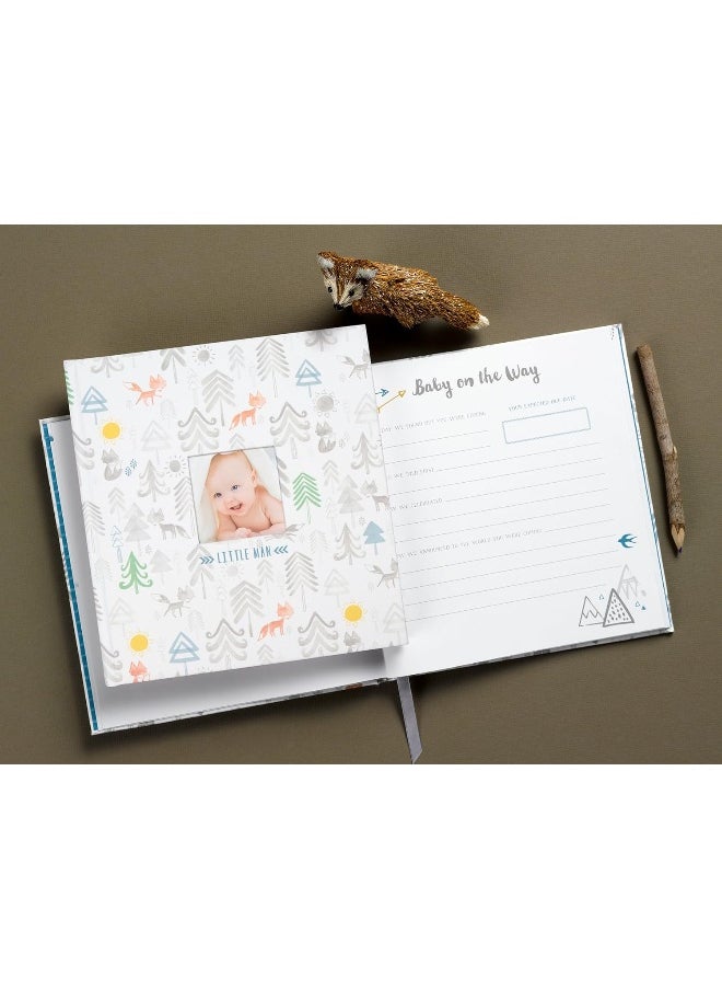 C.R. Gibson C.R. Gibson Little Man Perfect-Bound Memory Book for Newborn and Baby Boys  - Image 4