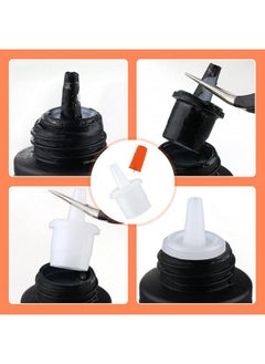 Maitys 44 Pieces Eyelash Glue Replacement Eyelash Glue Bottle Nozzle Caps Lash Bottle Plug Mouth Tips Eyelash Glue Bottle Plug Glue Bottle Pins Blocking Needle For Home Salon Eyelash Extensions Tools  - Image 5
