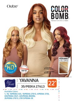 Lace Front Wig Colorbomb Yavanna 1B/Pk425 - pzsku/Z0BD9FC0B485243323B8DZ/45/_/1696663893/3a9c7045-daa1-4c9d-8366-c6cb1edaf827