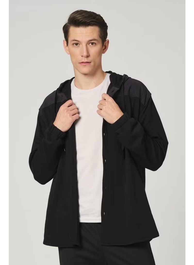 Alexander Gardi Alexandergardı Parachute Fabric Detailed Oversize Cardigan (E22-61000) - Image 3