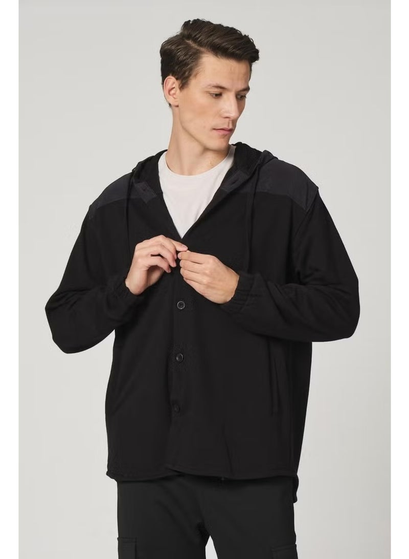 Alexander Gardi Alexandergardı Parachute Fabric Detailed Oversize Cardigan (E22-61000) - Image 1