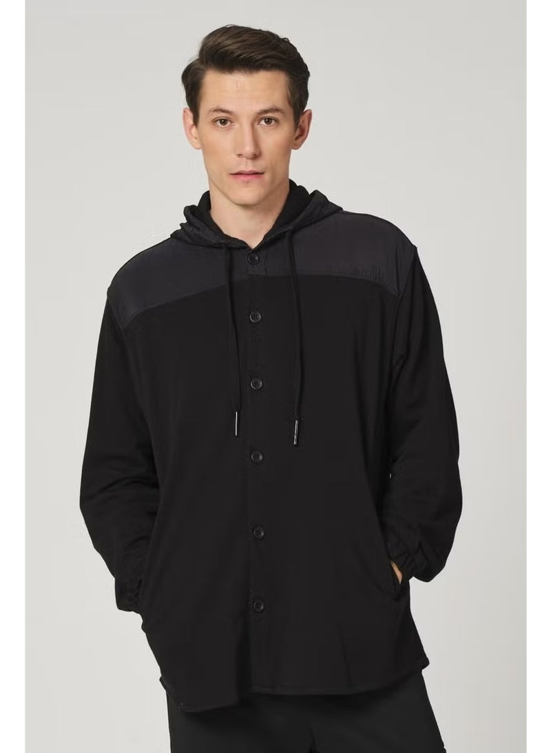 Alexander Gardi Alexandergardı Parachute Fabric Detailed Oversize Cardigan (E22-61000) - Image 2
