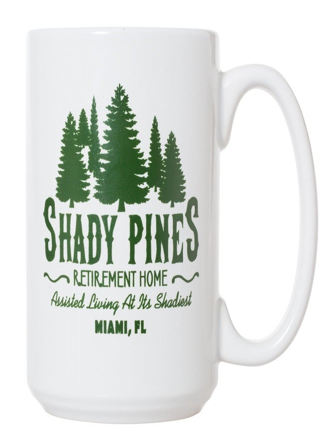 آرتيزان آول كوب Artisan Owl Shady Pines Retirement Home - كوب قهوة/شاي 15 أونصة - هدية مضحكة لكبار السن، ومحبي مسلسل Golden Girls، وسكان دور رعاية المسنين ومقدمي الرعاية (أبيض) - Image 2