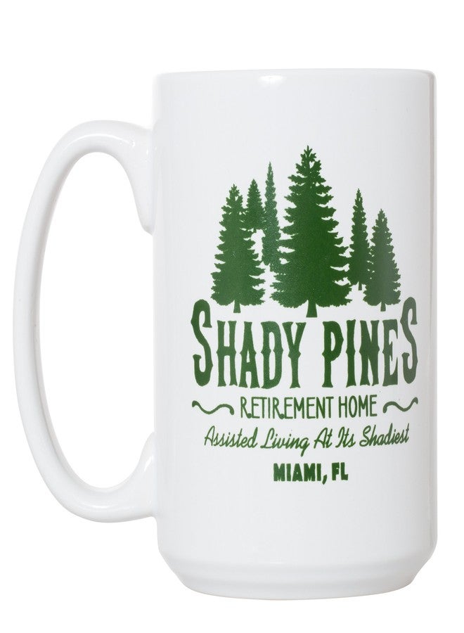 آرتيزان آول كوب Artisan Owl Shady Pines Retirement Home - كوب قهوة/شاي 15 أونصة - هدية مضحكة لكبار السن، ومحبي مسلسل Golden Girls، وسكان دور رعاية المسنين ومقدمي الرعاية (أبيض) - Image 1