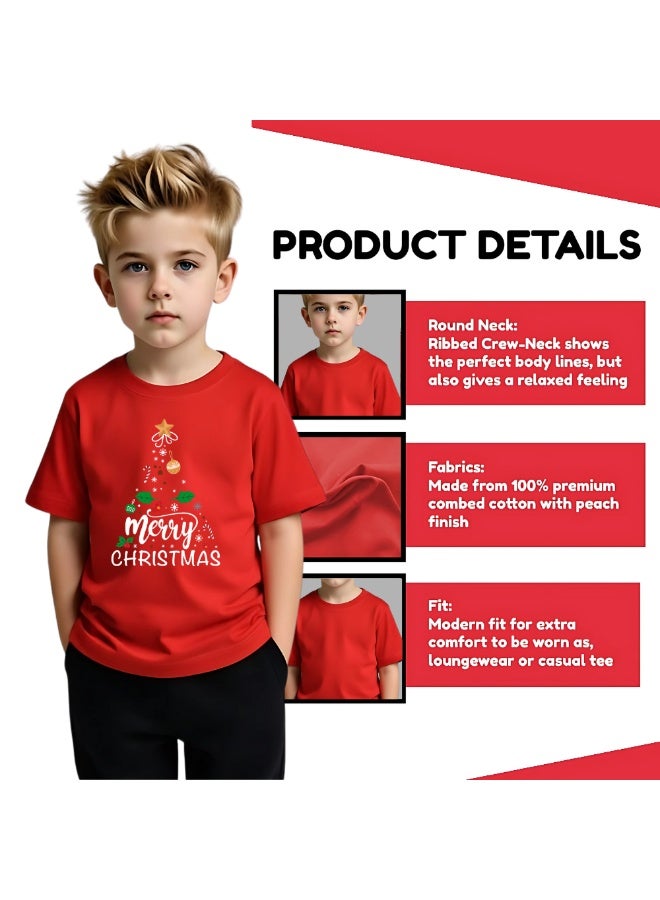 برينت شوب فور مي تي شيرت مطبوع عليه عيد الميلاد للأطفال الأولاد - Image 4