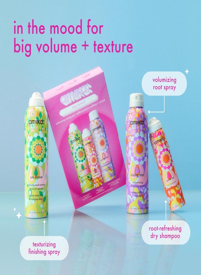 amika big mood volumizing styling set | gift set for touchable volume + texture - Image 2