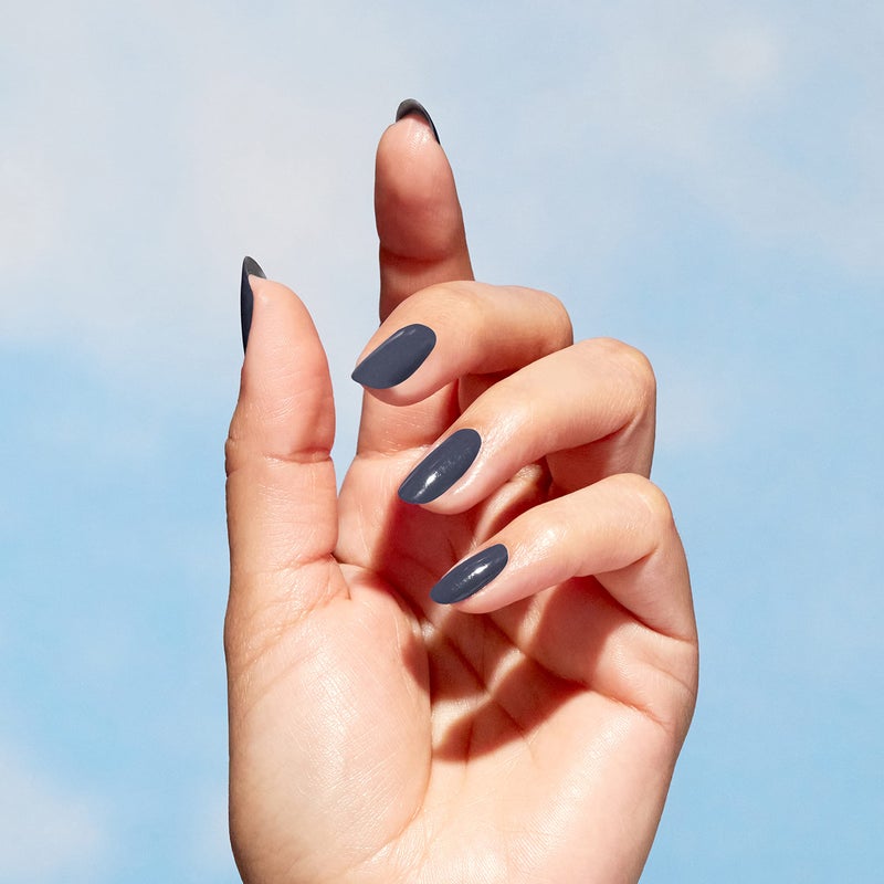 OPI Nature Strong Force of Nailture | Opaque Dark Blue CrÃ¨me Natural Origin Nail Polish | Plant Based, Vegan, Cruelty Free - Image 4