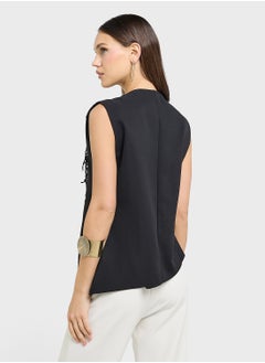 ELLA Contrast Toned Vest  - Image 2