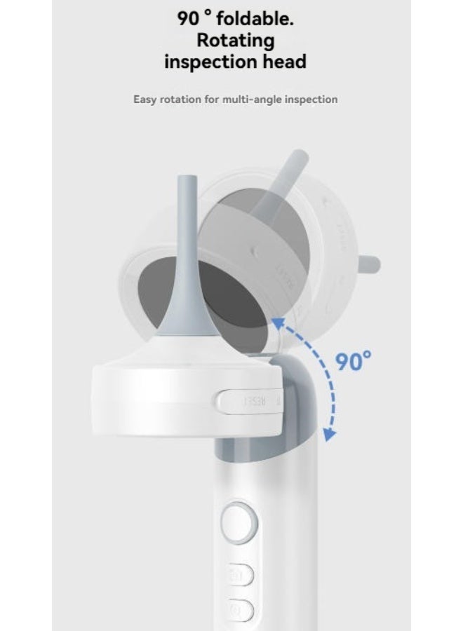 L LULONG Smart Visual Ear Endoscope High‑Definition Home Personal Care Tool, Multi Replaceable Tips for Ear Nose Skin Inspection Safe for Whole Family - Image 3
