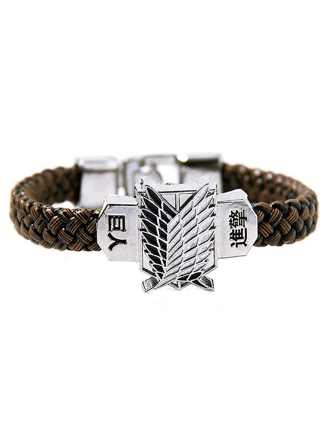 MAXXLITE Titan Anime Leather Bracelet For Unisex Adult - Image 1