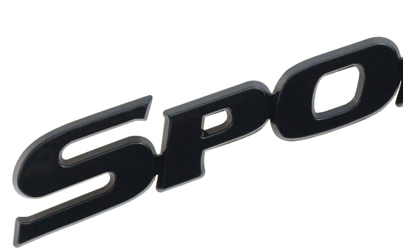 EmbRoom Sport Emblem Car Tailgate Decal Sticker Auto Motorcycle Badge Vehicle Replacement for Universal Car (Black) - Image 4