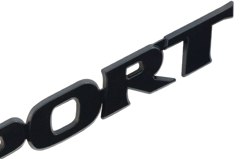 EmbRoom Sport Emblem Car Tailgate Decal Sticker Auto Motorcycle Badge Vehicle Replacement for Universal Car (Black) - Image 3