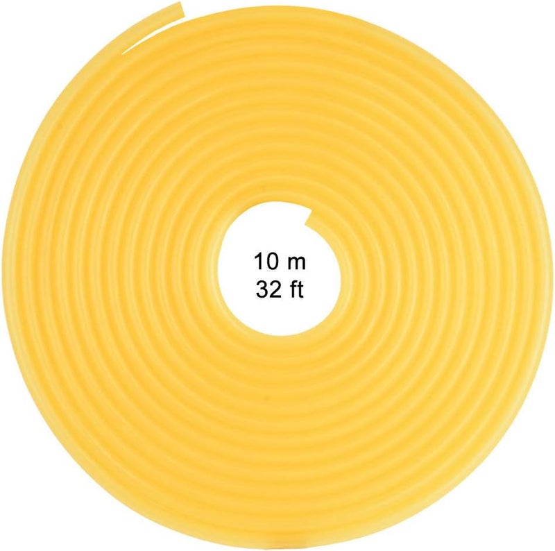 stonylab أنبوب مطاطي، أنبوب لاتكس نقي كهرماني، أنبوب مطاط طبيعي 7/16 بوصة (12 مم) OD 5/16 بوصة (8 مم) ID مرن وقوي للغاية (33 قدم - 10 متر) - Image 5