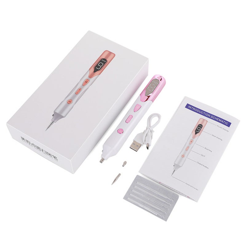 Mole Removal Pen 9 Level LCD Plasma Pen Tattoo Mole Removal Pen Portable Skin Tag Repair Kit Face Care Skin Removal Freckle Wart Dark Spot Remover - Image 2