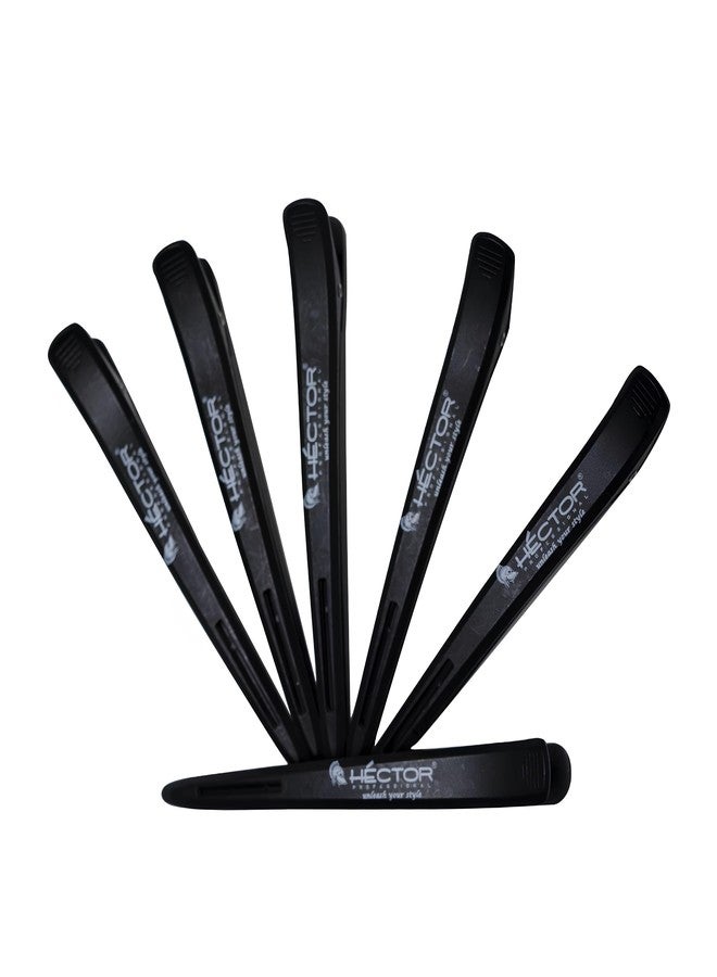 Hector Professional Hair Setting Clips for Styling & Sectioning pack of 6 clips - Image 1