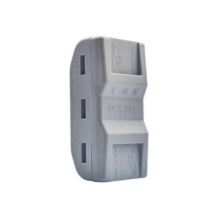 ZIVIK 3 in 3 Out Mini Compact Wire Connectors With Test Hole,10 Pcs Compact Lever Cable Nut Jointner, Universal Quick Wiring Cable Connection Push-in Conductor, Cable Conductor Clamp (10, 3 In 3 Out) - Image 5