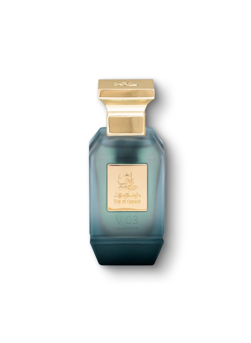 Taif Al Emarat V03 Eau de Parfum 75ml, Women’s Arabic Perfume, Long Lasting Amber Fragrance with Citrus Notes - Image 1