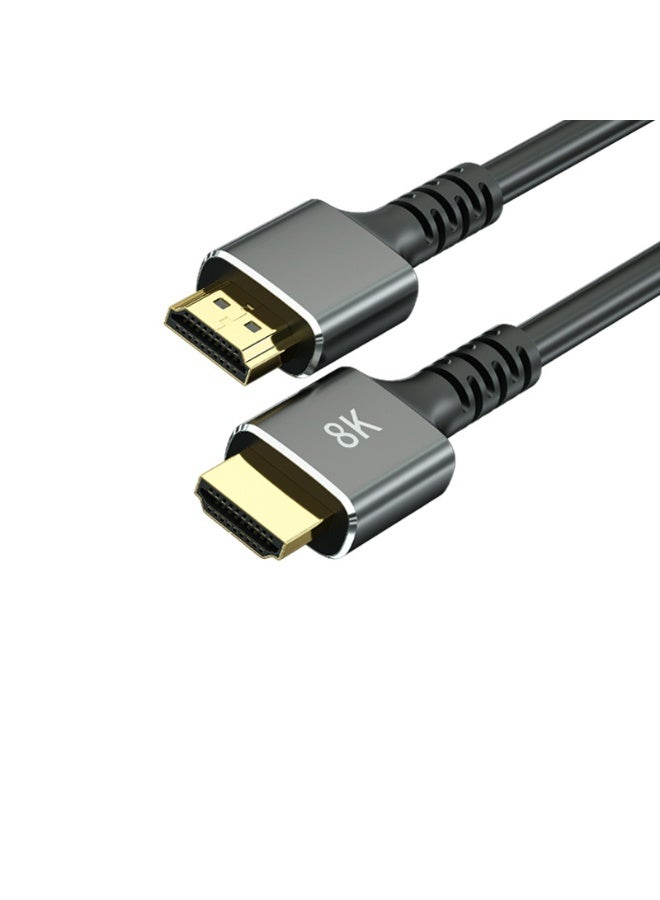 دايتويز كابل HDMI 2.1 ممتاز بدقة 8K بتردد 60 هرتز، فائق الوضوح، سرعة عالية 48 جيجابت في الثانية، مع إيثرنت، متوافق مع HDR10/4K للألعاب/تلفزيون 8K/PS5/Xbox، موصلات معدنية ودرع، بطول 0.5 متر.  - Image 1
