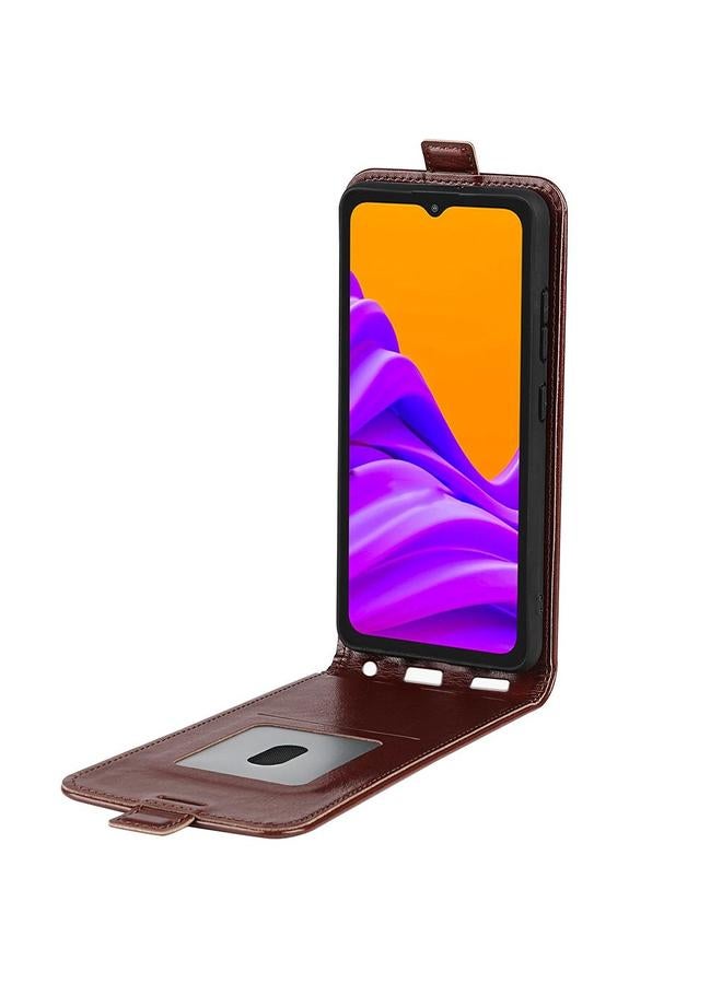 إيروريكس جراب لهاتف Samsung Galaxy Xcover 7 Pro R64 جراب هاتف جلدي عمودي قابل للطي - Image 4