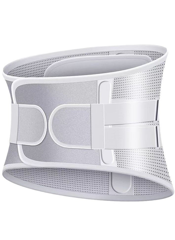 FLYROAD Adjustable Lumbar Support Belt, Waist Support Belt for Lower Back Pain Relief, Ergonomic Design,Breathable Back Brace for Men & Women, Ideal for Herniated Disc, Sciatica, Scoliosis 