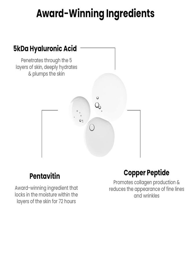 ThriveCo 5kDa Hyaluronic Acid Serum for Face & Neck | Daily Hydrating Serum for Intense Hydration, Radiant, Plumper Skin & Fines Lines & Wrinkle-Reduction | For Men & Women | For All Skin Types | 30ml - Image 5