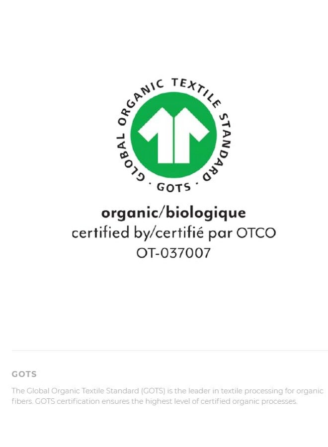 ليتل يونيكورن قطعة قماش تجشؤ من ليتل يونيكورن، مصنوعة من قطن طبيعي عضوي معتمد بنسبة 100%، قطعتان | قماش موسلين ناعم وفائق الامتصاص | مقاس أكبر وتصميم مريح (زهرة مائية + وردة) - Image 3