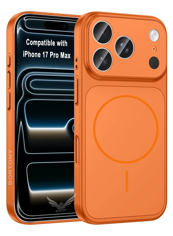 BORTONY iPhone 17 Pro Max Magsafe Case Ultra Thin Mate Cover for iPhone 17 Pro Max Camera Protection Slim Design Hard Phone Case for iPhone 17 Pro Max 6.9 inch - Image 1