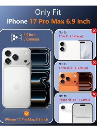 iPhone 17 Pro Max Magsafe Case Ultra Thin Mate Cover for iPhone 17 Pro Max Camera Protection Slim Design Hard Phone Case for iPhone 17 Pro Max 6.9 inch - view 2