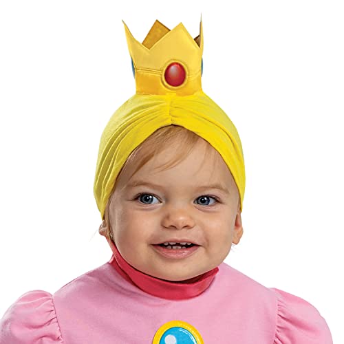 Disguise Infant Princess Peach Costume, Official Super Mario Bros Outfit for Babies, Size (6-12 months) - Image 3