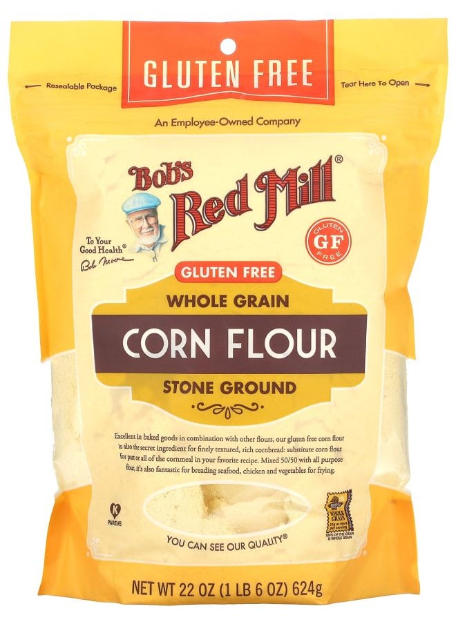 Bob's Red Mill Corn Flour Whole Grain  1 lb 6 oz (624 g) 