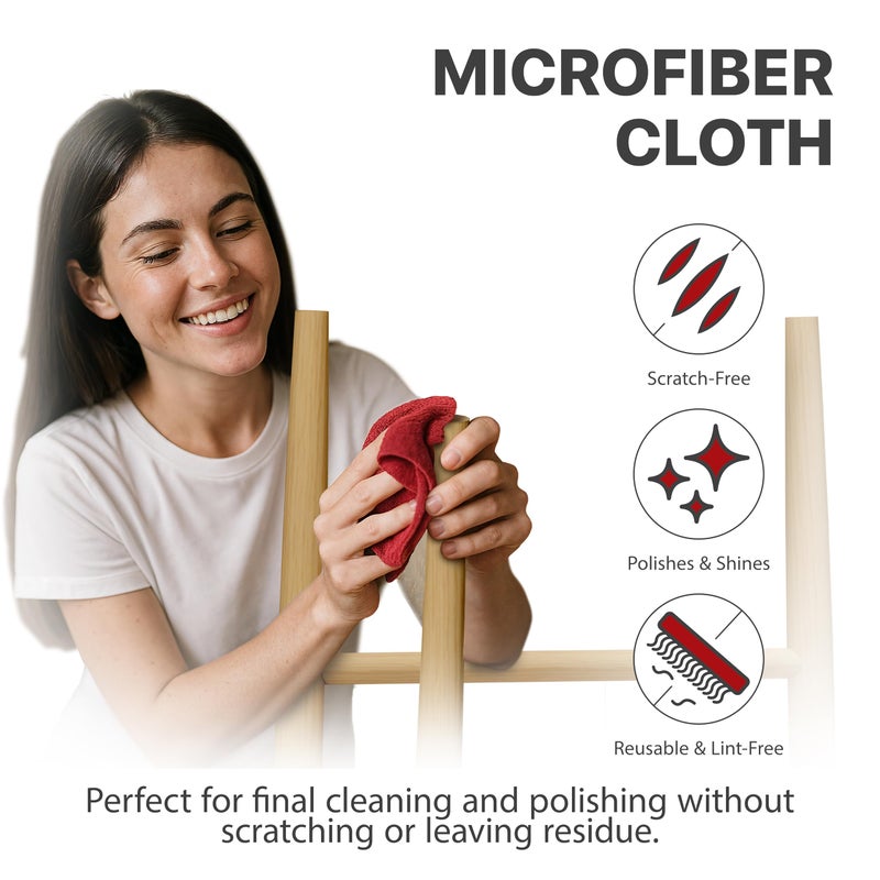 X-Protector Furniture Pads Preparation Set - Includes Metal File, Microfiber Cloth & 20 Cleaning Wipes - Furniture Surface Prep Kit for Easy Installation of Furniture Pads! - Image 4