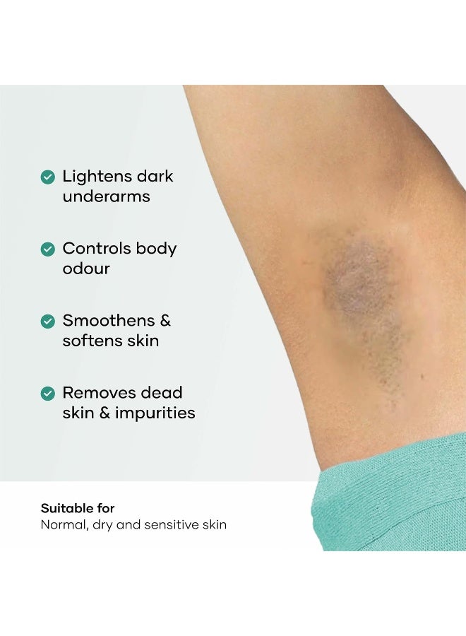 Cureskin قناع كريم تفتيح تحت الإبط مع حمض اللاكتيك، حمض الجليكوليك وحمض الماندليك | تحت الإبط الداكن وفرط التصبغ | كريم إزالة تحت الإبط الداكن، 50 جرام (عبوة من 1) - Image 3