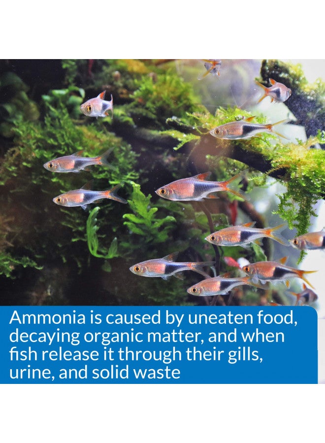 API API AMMONIA 130-Test Freshwater and Saltwater Aquarium Water Test Kit 