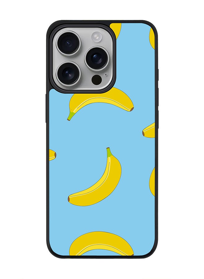 Stylizedd For iPhone 16 Pro Case [Compatible with MagSafe] Slim Magnetic cover Phone Case iPhone 16 Pro -Rolling Bananas - Image 1