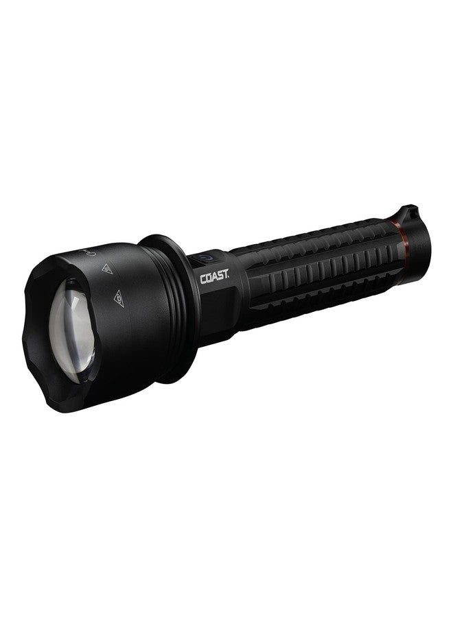 كوست مصباح يدوي كوست XP40R LED ثنائي الطاقة قابل لإعادة الشحن بقوة 8000 لومن مع شاشة POWERiQ™ في الوقت الفعلي، و5 أوضاع إضاءة، وشعاع رؤية فائق، وتركيز دفع/سحب - Image 1