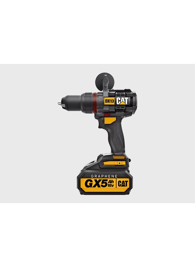 CATERPILLAR - Cat Dx13 18V 1 For All ½” Cordless Hammer Drill With Brushless Motor And Graphene Battery - Image 1