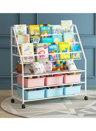 Simple children's toy storage rack baby bookshelf picture book rack iron home floor kindergarten multi-layer bookshelf - pzsku/Z0BDB8237FCA3DA26DBBEZ/45/_/1680585277/e7b5a606-fe32-442d-b718-aafd4dc6f55f