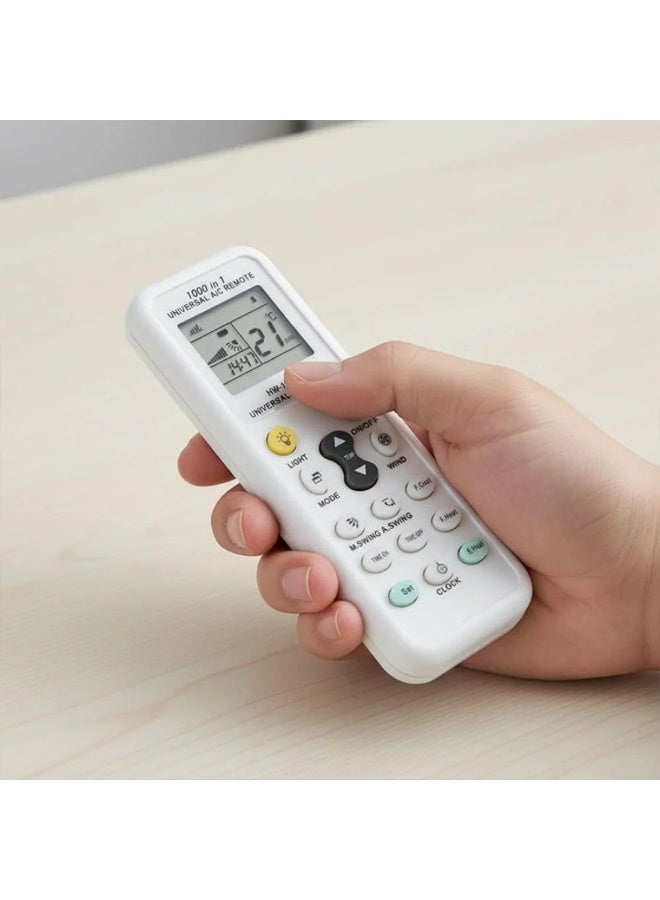 CHAPPELINE Universal Air Conditioner Remote Control - Compatible with Ariagel, Carrier, Daikin, Gree, Hitachi, LG, Samsung, York, Mitsubishi, Artstone and more - Easy setup, automatic search, smart air conditioner controller for over 1000 models - Image 3
