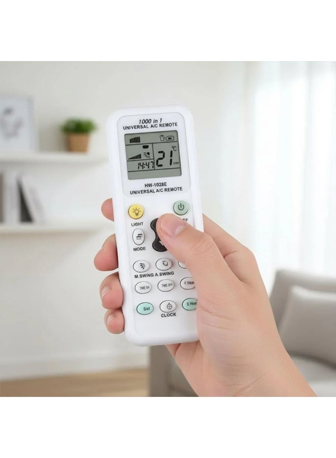 CHAPPELINE Universal Air Conditioner Remote Control - Compatible with Ariagel, Carrier, Daikin, Gree, Hitachi, LG, Samsung, York, Mitsubishi, Artstone and more - Easy setup, automatic search, smart air conditioner controller for over 1000 models - Image 2