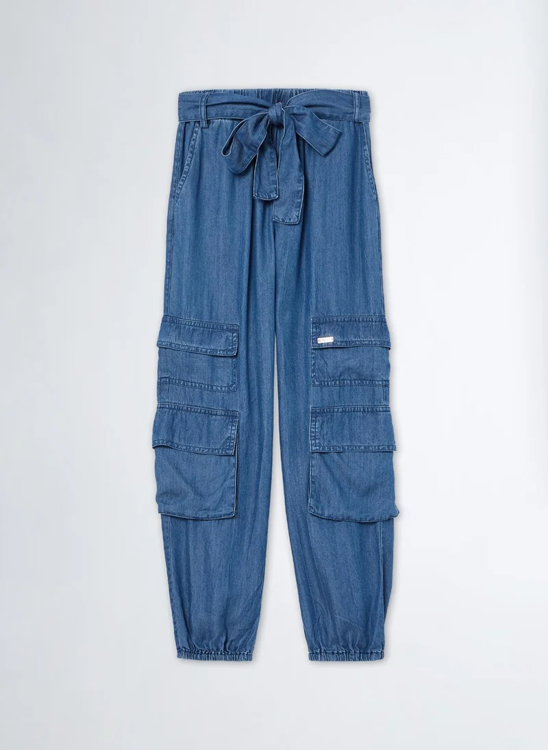 Liu Jo Cargo Jeans with Belt