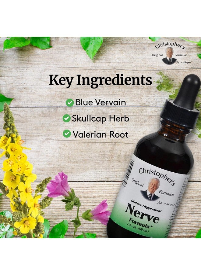 Christopher's Original Formulas Nerve Formula, Natural Herbal Supplement, 2 oz - Image 3