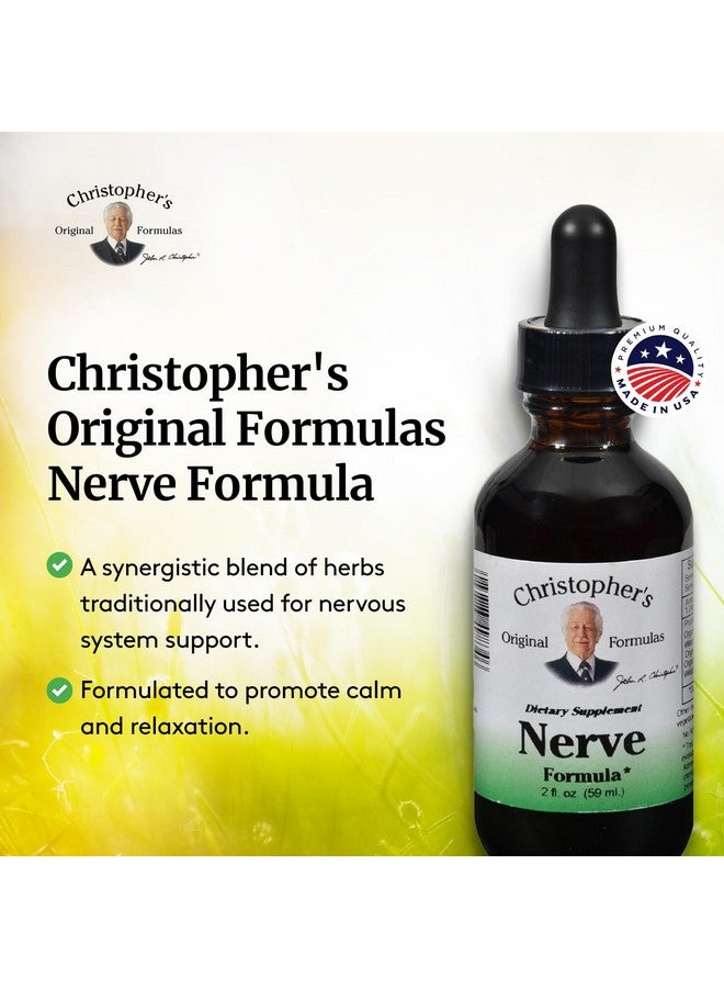 Christopher's Original Formulas Nerve Formula, Natural Herbal Supplement, 2 oz - Image 4