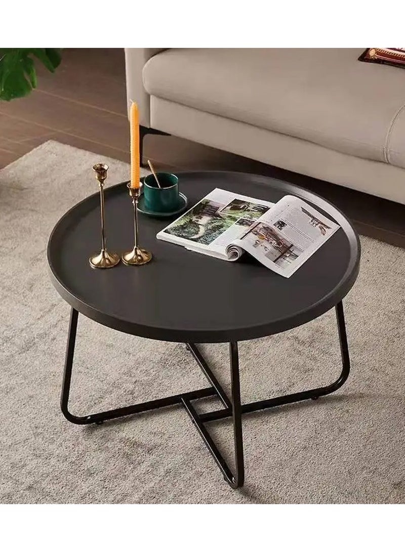 DubaiGallery أثاث ديكور حديث، طاولات قهوة دائرية، طاولات جانبية كبيرة، طاولات قهوة متداخلة لغرفة المعيشة ومكتب المنزل - Image 3