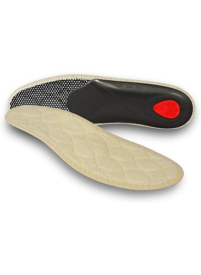 Pedag Viva Winter | Insulating Insoles | Made in Germany | Heel Cushion, Longitudinal & Metatarsal Arch Support | Boost Warmth & Comfort | 1 Pair | Women US 7/ EU 37 - Image 1