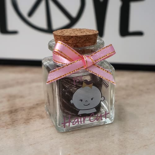 HAMUIERS First Haircut Keepsake Holder, First Curl Keepsake Box for Kids Baby Keepsake Box Baby Shower for Babies to Keep The Childhood Memory - Girl - Image 5
