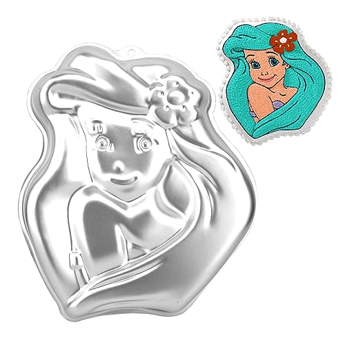 TinLeJa Cake Decorator Preferred Princess Girl Shaped Birthday Party Cake Pan, 3D Aluminum Cake Decorating Mould Baking Pan Kitchen Supplies - Image 1