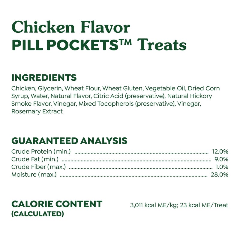Greenies Pill Pockets for Dogs Large Size, Soft Dog Treats, Chicken Flavor, 15.8 oz. Pouch (60 Treats) - Image 5