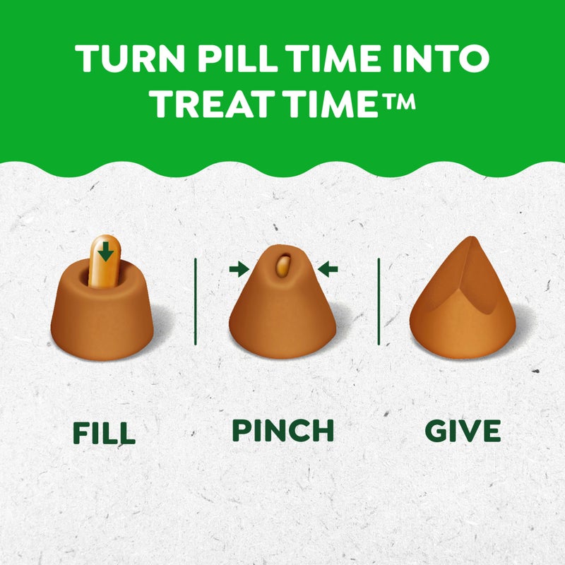 Greenies Pill Pockets for Dogs Large Size, Soft Dog Treats, Chicken Flavor, 15.8 oz. Pouch (60 Treats) - Image 2